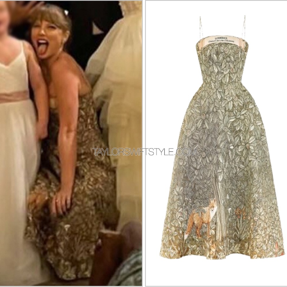 Montsand Jungle Fox print dress ASO Taylor Swift, size medium!